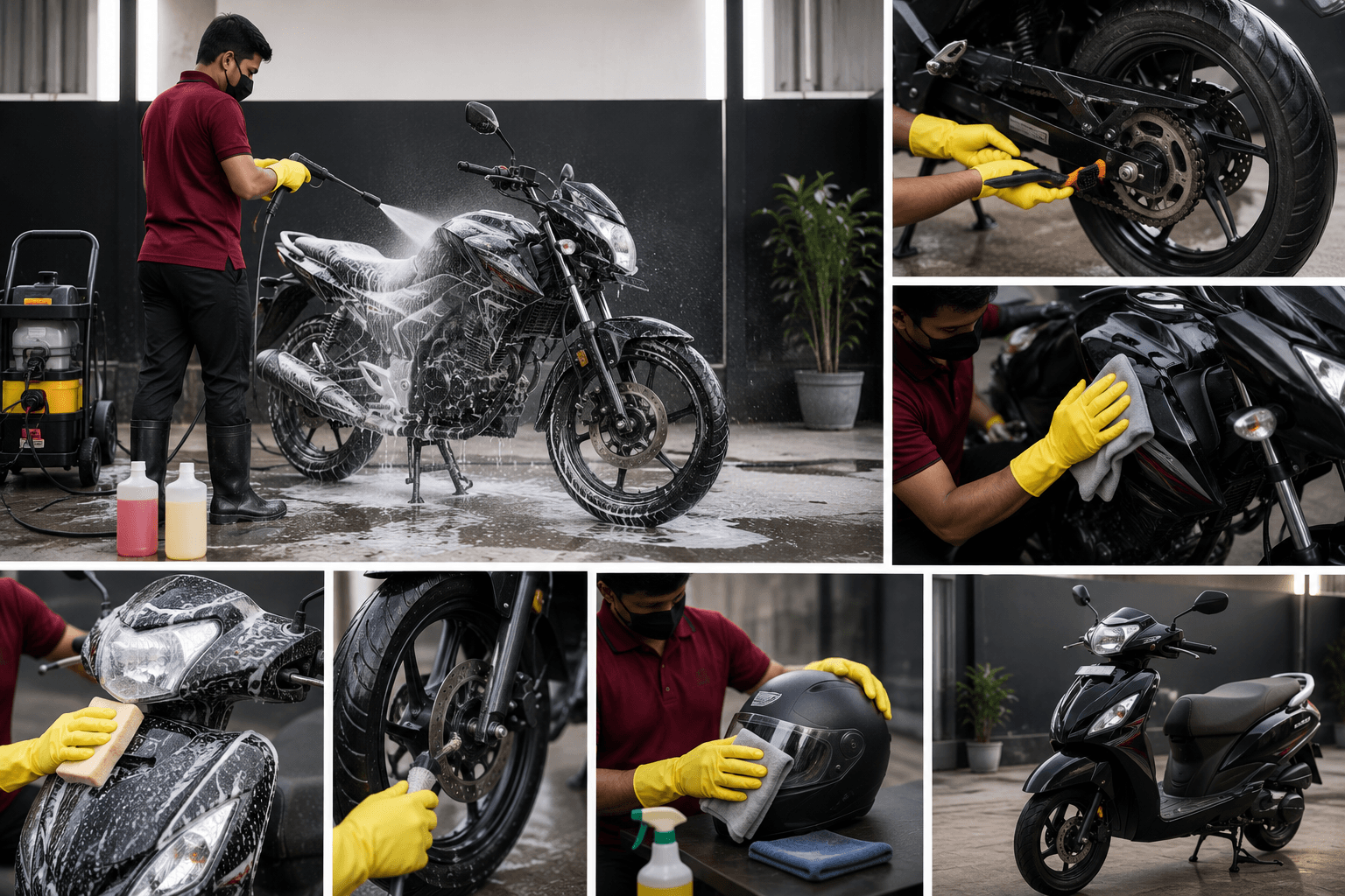 Two-Wheeler Cleaning Service thumbnail 2