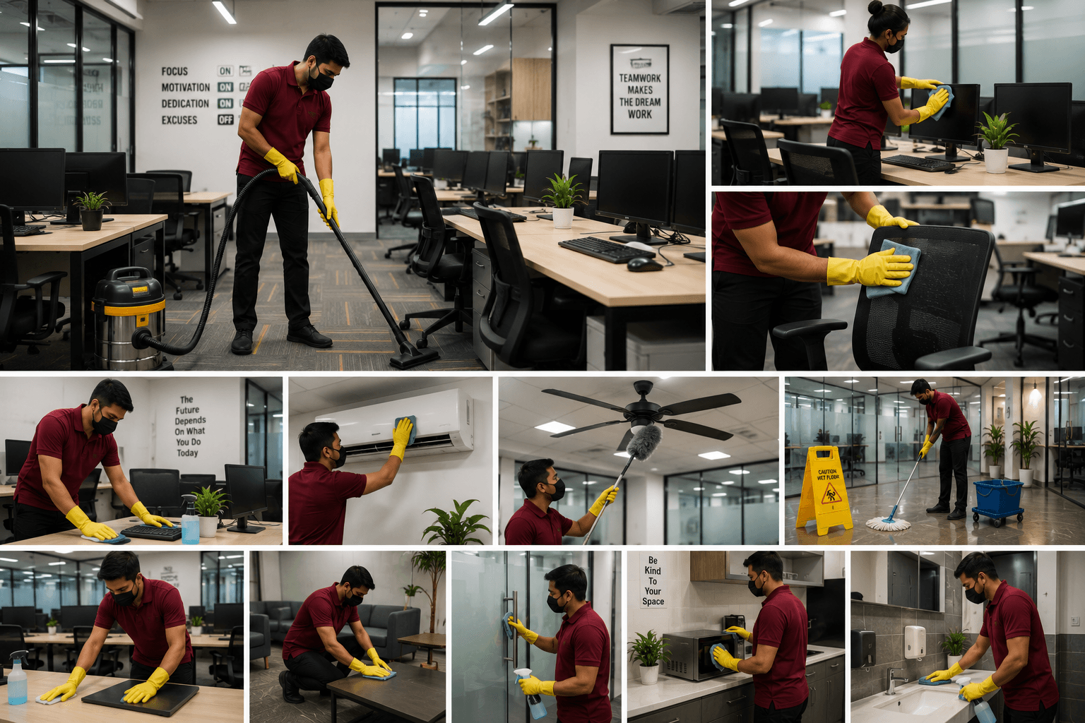 Office Workspace Cleaning thumbnail 2